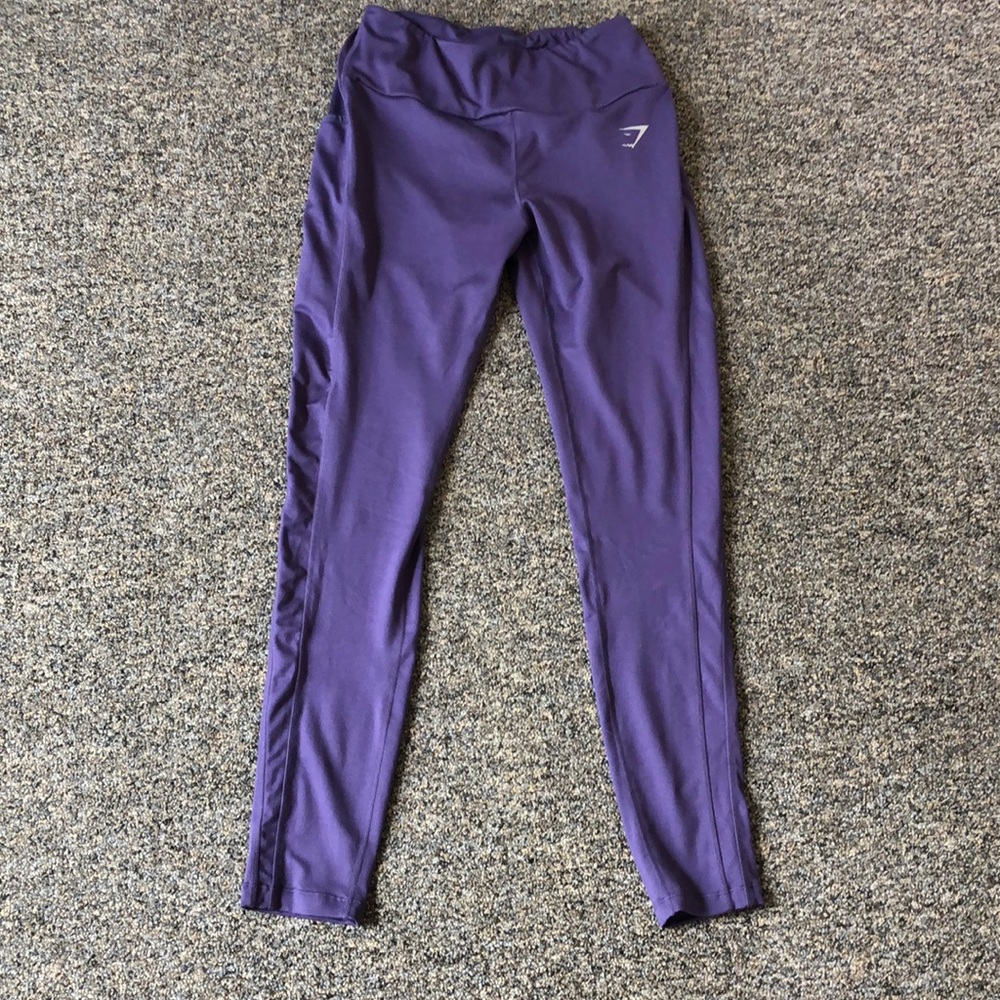 Gymshark purple legging with pocket